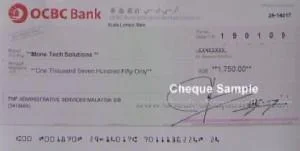ocbc cheque